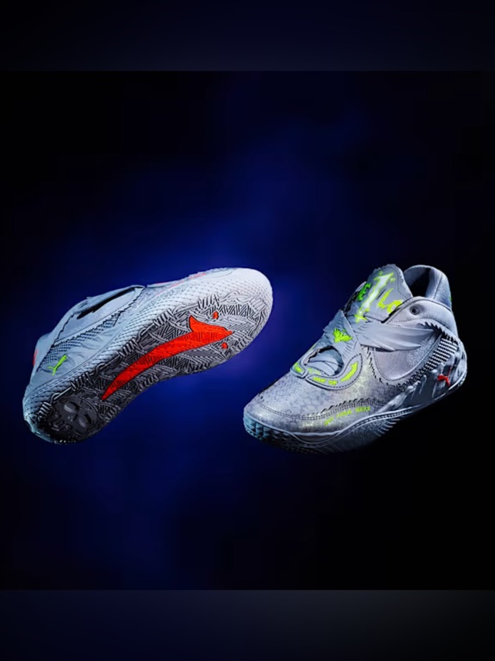 Puma Big Kids LaMelo MB.05 Metallic Basketball shoes